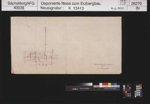 Wolframitgrube Zschorlau, Schacht 1, 520 (-45) m Sohle, Auffahrungen