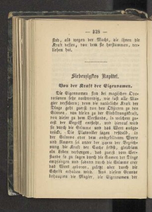 Siebenzigstes Kapitel.