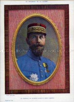 Uniformdarstellung, Porträt, Henri Joseph Eugène Gouraud in Generalsuniform, Frankreich, 1918/1923