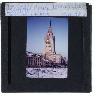 Moskau, Hotel Leningradskaya,Moskau, Sieben Schwestern