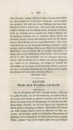 352-360 Briefe eines Deutschen aus Paris : zweite Folge VI. (Fortsetzung)