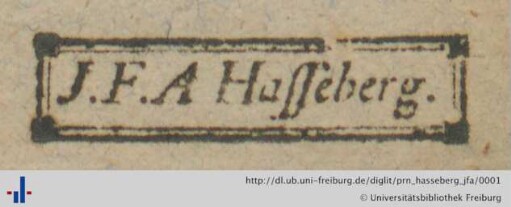 Stempel (Aus: UB Freiburg, BS 12/309).