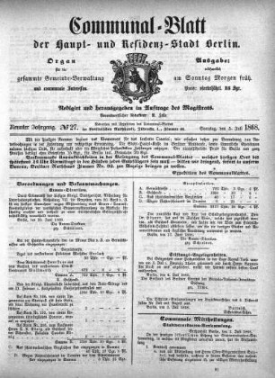 1868,27: No 27, 5. Juli 1868