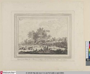 [Landschaft mit Hirten und Vieh; Landscape with shepherds and cattle]