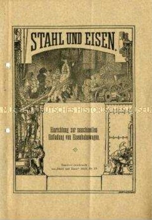 Einrichtung zur maschinellen Entladung von Eisenbahnwagen