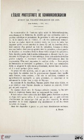 L'église protestante de Scharrachbergheim avant sa transformation en 1893