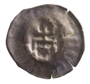 Münze, Scherf (Hohlscherf), 1. Hälfte 14.Jh.