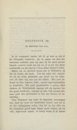Hoofdstuk III. De bewoners van Java