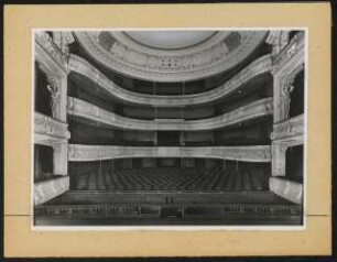 Großherzogliches Hoftheater, Schwerin: Ansicht Zuschauerraum