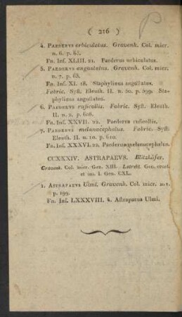 CCXXXIV. Astrapaeus. Blitzkäfer.