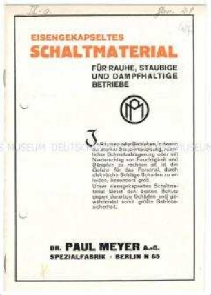 Schaltanlagen und Schalter