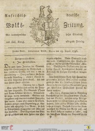 Zweiter Band. Fünfzehendes Stück
