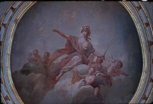 Minerva als Beschützerin von Wissenschaft und Kunst