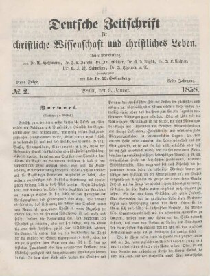9-12 Vorwort : Fortsetzung und Schluß