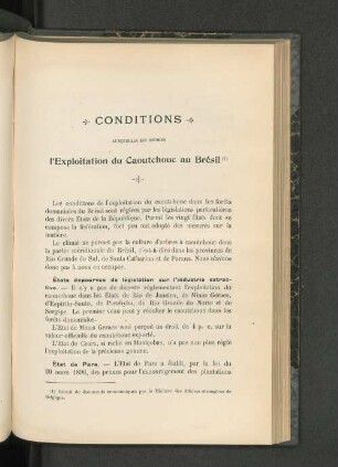 Conditions.