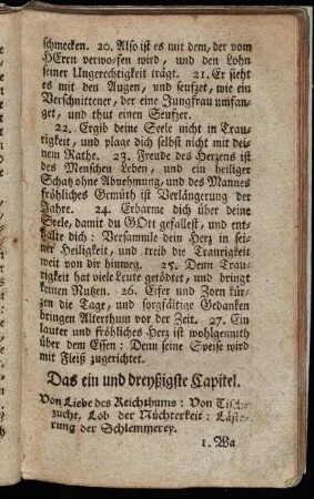 Das ein und dreyßigste Capitel. - Das fünf und dreyßigste Capitel.