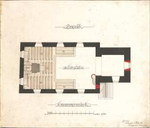 Dolmetsch, Heinrich; Sulzbach / Kocher; Ev. Pfarrkirche, Restaurierung - Emporen (Grundriss)