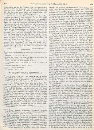 693-695 [Rezension] Holm, Søren, Dogmatik