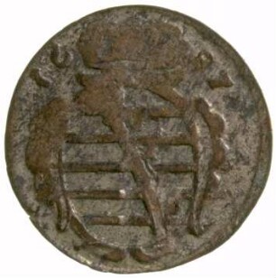 Münze, Dreier (NZ), 1687