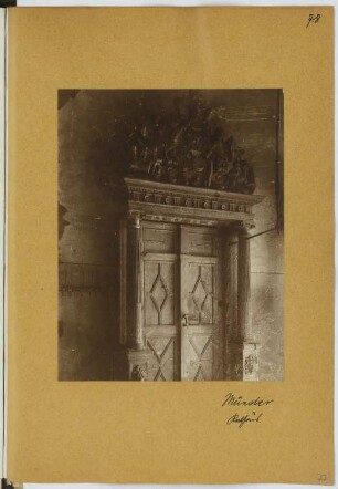 Rathaus, Münster: Innenansicht (aus: Skizzen- und Fotoalbum 18)