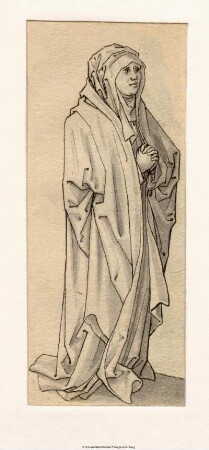 Maria, mit gefalteten Händen