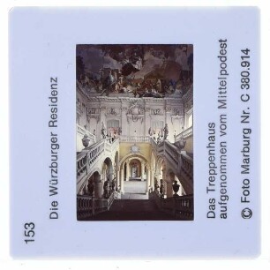 Würzburg, Residenz : Treppe