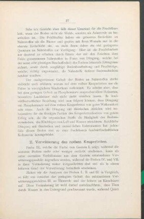 II. Verwitterung des rothen Keuperletten.