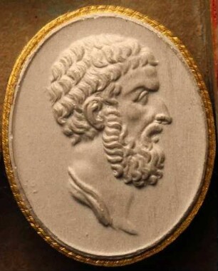 Profilbild des Zenon (Daktyliothek, Das Alterthum nach Lippert und Visconti)