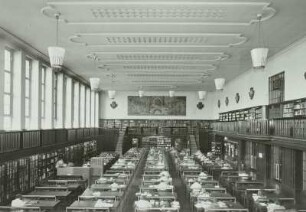 Leipzig. Deutsche Bücherei, Lesesaal