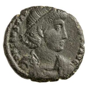 Münze, Aes 3, 350 - 355 n. Chr.?