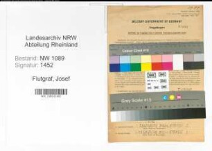 Entnazifizierung Josef Flutgraf , geb. 12.04.1888 (Brandmeister)