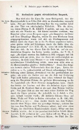 II: Bedenken gegen etruskischen Import