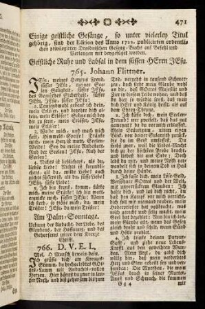 471-502, Einige geistliche Gesänge, so unter vielerley Titul gehörig
