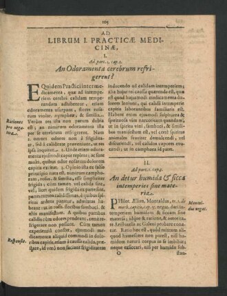 Ad Librum I. Practicae Medicinae.