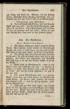 163. Der Christabend