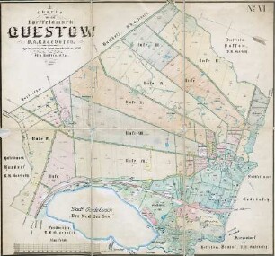 N° VI; charte von der Dorffeldmark Guestow, D.A.Gadebufch