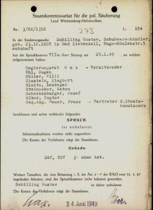 Schilling, Gustav
