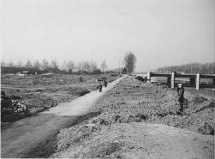 Wehr Untertürkheim, zukünftige Schleusenbaustelle
