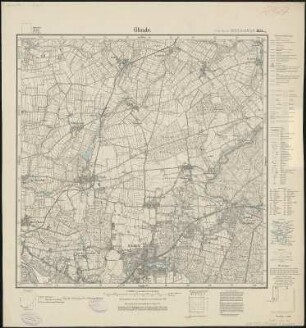 Meßtischblatt 1031 : Glinde, 1933 : Glinde. - Hrsg. 1880, bericht. 1922. - 1:25000. - [Berlin]: Reichsamt für Landesaufnahme, 1933. - 1 Kt.