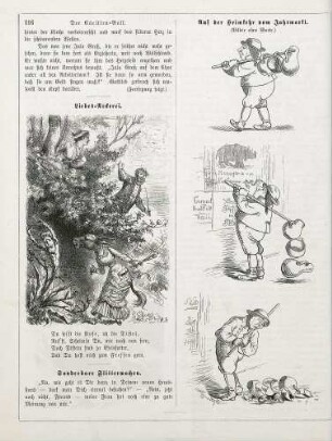 "Liebes-Neckerei" "Auf der Heimkehr vom Jahrmarkt (Bilder ohne Worte)"