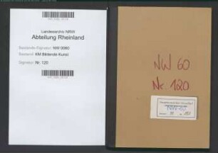 Schriftverkehr über Kunstförderung.