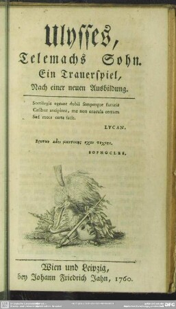 Ulysses, Telemachs Sohn : ein Trauerspiel