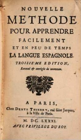 Nouvelle methode pour apprendre ... la langue espagnole
