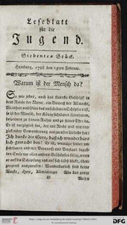 Siebentes Stück