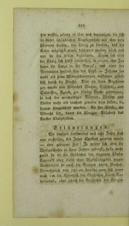 Erinnerungen