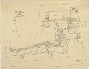 Gsaenger, Gustav; München, Fernpaßstr. 41; Hinterbärenbad- Schule mit Kindertagesstätte - Fernpaß- Schule Vorschlag B (Grundriss EG)