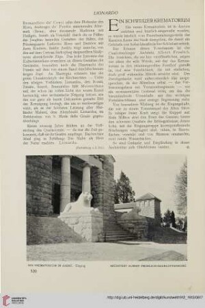 Ein Schweizer Krematorium