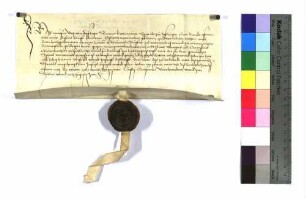 Verschreibung des Spitals zu Esslingen gegen der Herrschaft Württemberg wegen der ausgewechselten Leibeigenen
