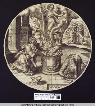 Brandopfer im Tempel