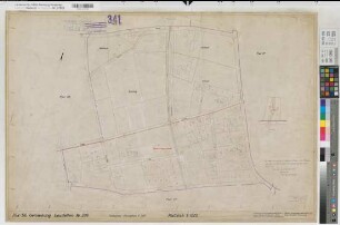 Emsdetten (Emsdetten), Umlegung Emsdetten, Zuteilungskarte Flur 56